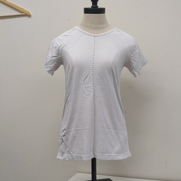 Athleta white seamless tee size Small - Picture 1 of 4